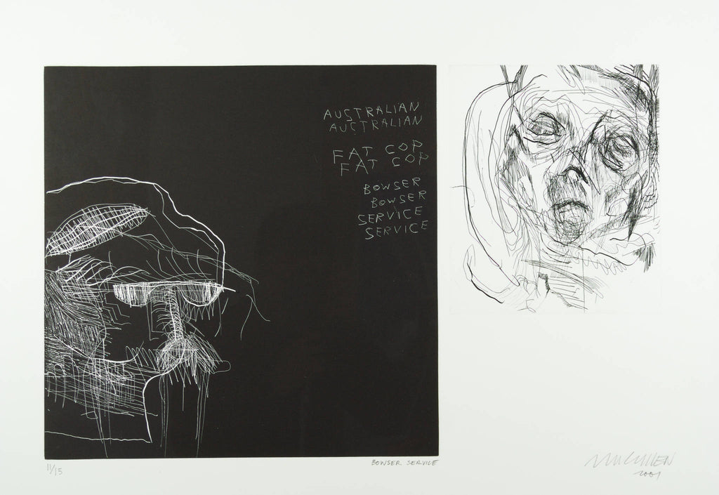 Adam Cullen 'Bowser Service' Art and Collectors