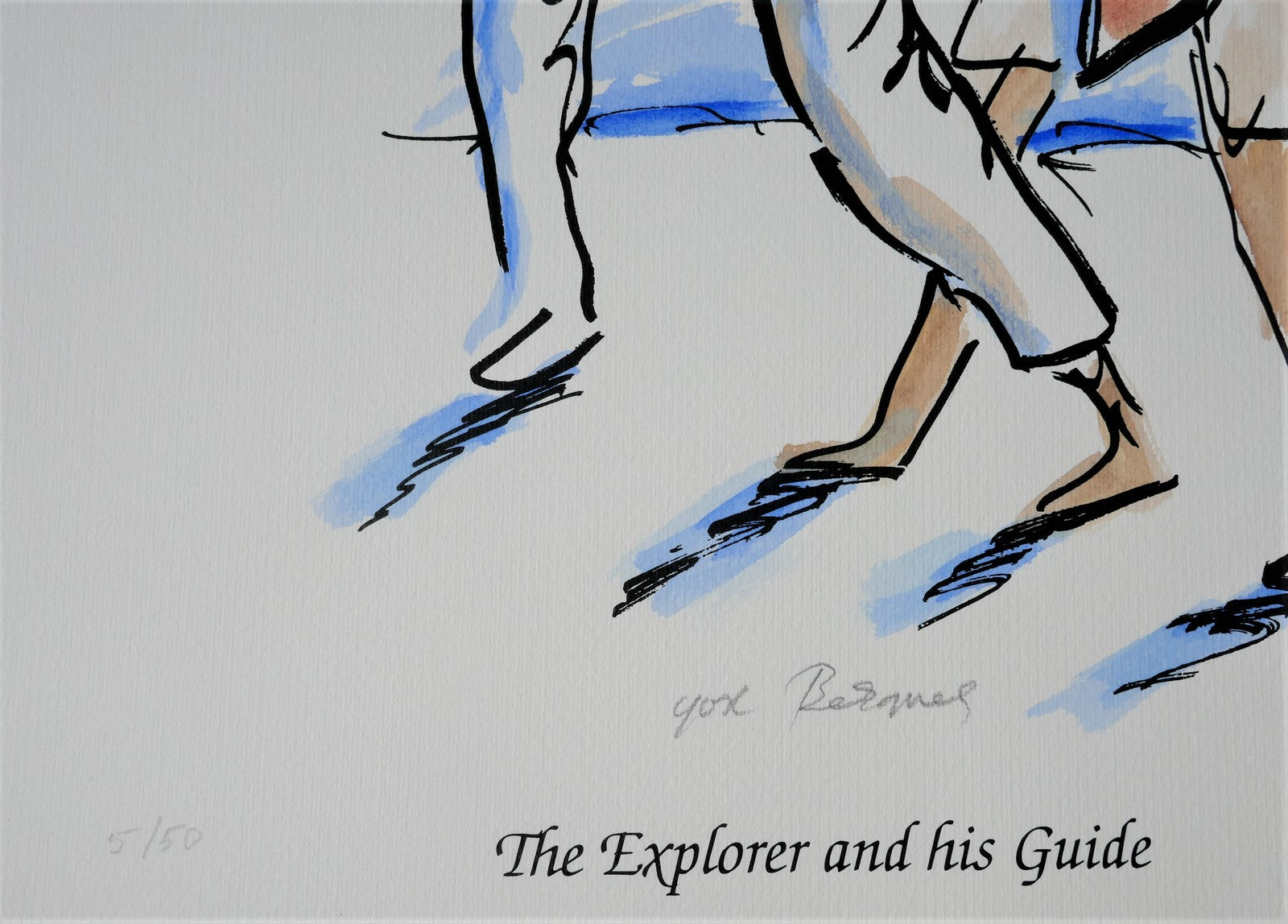 Yosl Bergner 'The Explorer and His Guide, from The Kimberley Album'
