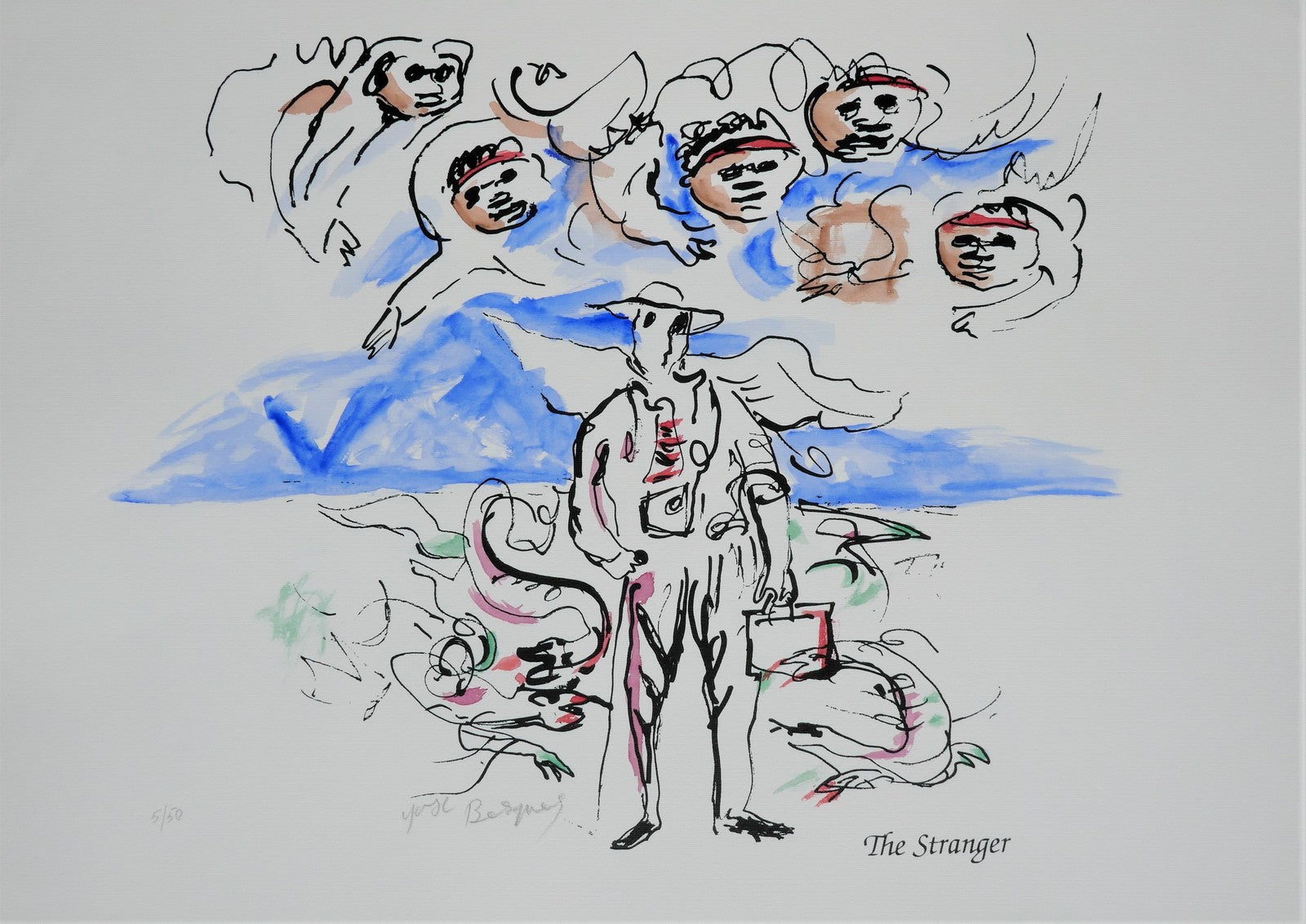 Yosl Bergner 'The Stranger, from The Kimberley Album'