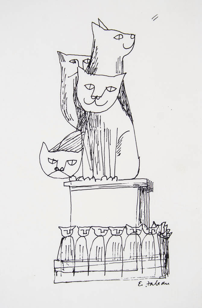 Erwin Fabian 'Monumental Cats' - Collected by Lyndall