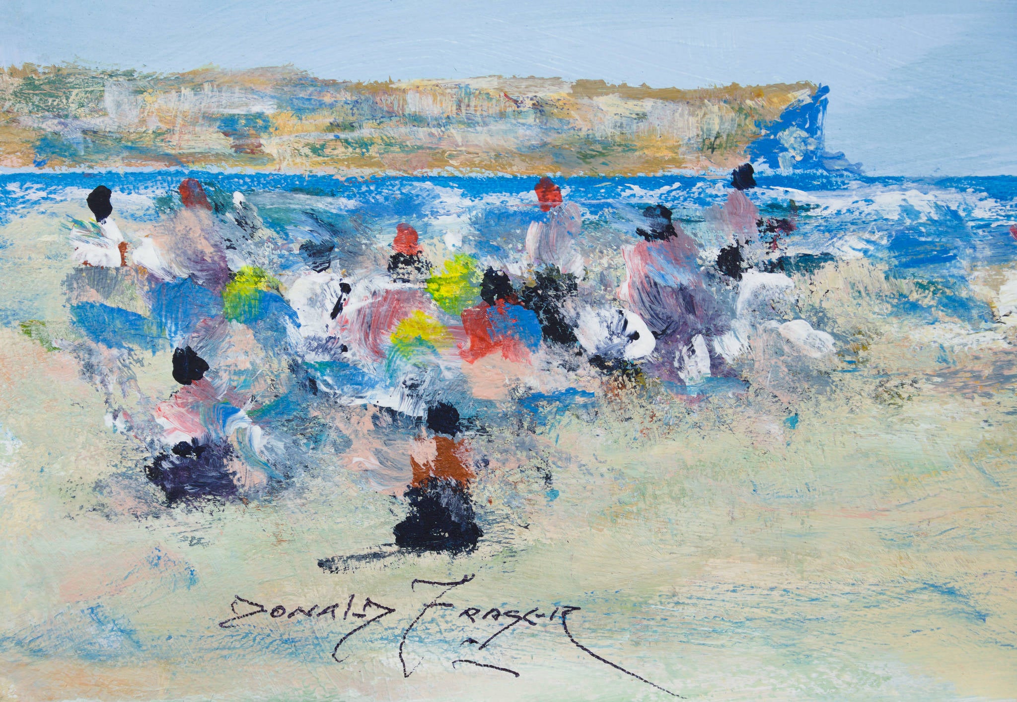 Donald Fraser 'Picnic overlooking the bluff'