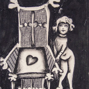 Mirka Mora 'Girl and Love Chair'