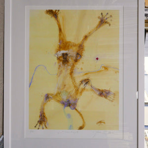 John Olsen 'Monkey II' - pigment print on paper