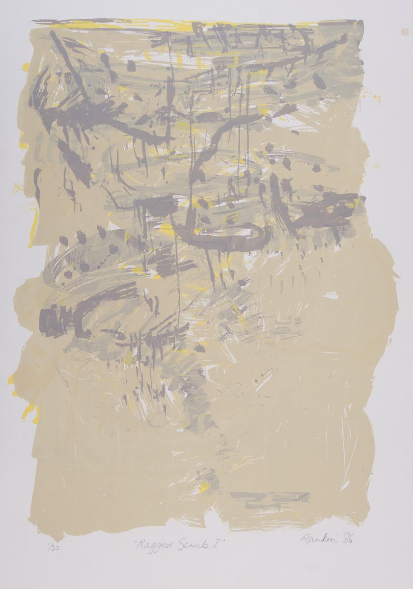David Rankin 'Ragged Scrub I' - screenprint on paper