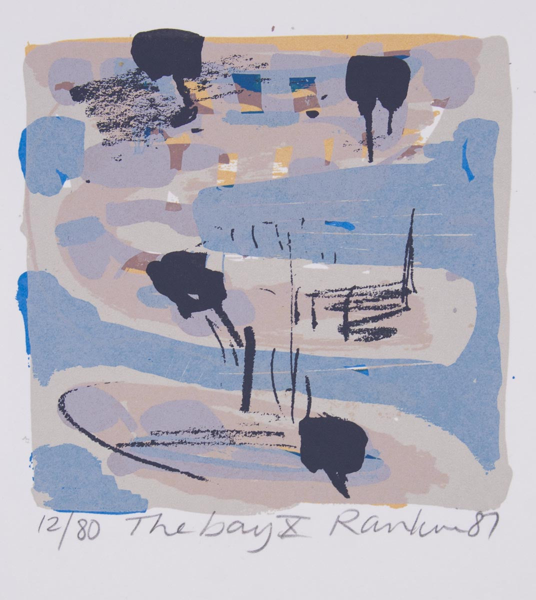 David Rankin 'The Bay X' - screenprint on paper