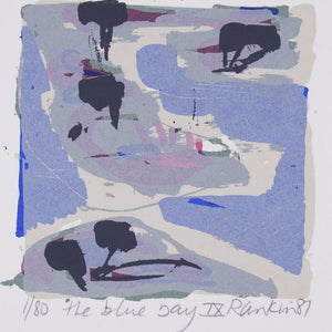 David Rankin 'The Blue Bay IX' - screenprint on paper
