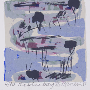 David Rankin 'The Blue Bay XII' - screenprint on paper