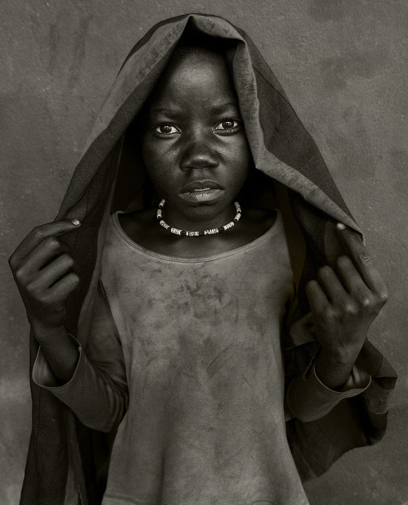 Christopher Rimmer 'Orphaned Girl - Owupo Namibia' - pigment print