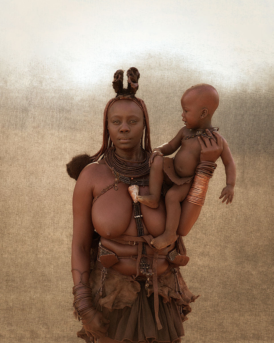 Christopher Rimmer 'Ovahimba Mother & Child, Namibia'