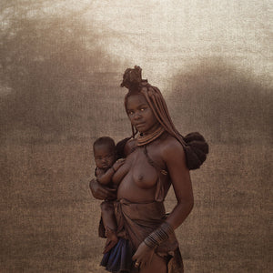 Christopher Rimmer 'Ovahimba Mother & Child, Kunene River, Southern Angola'