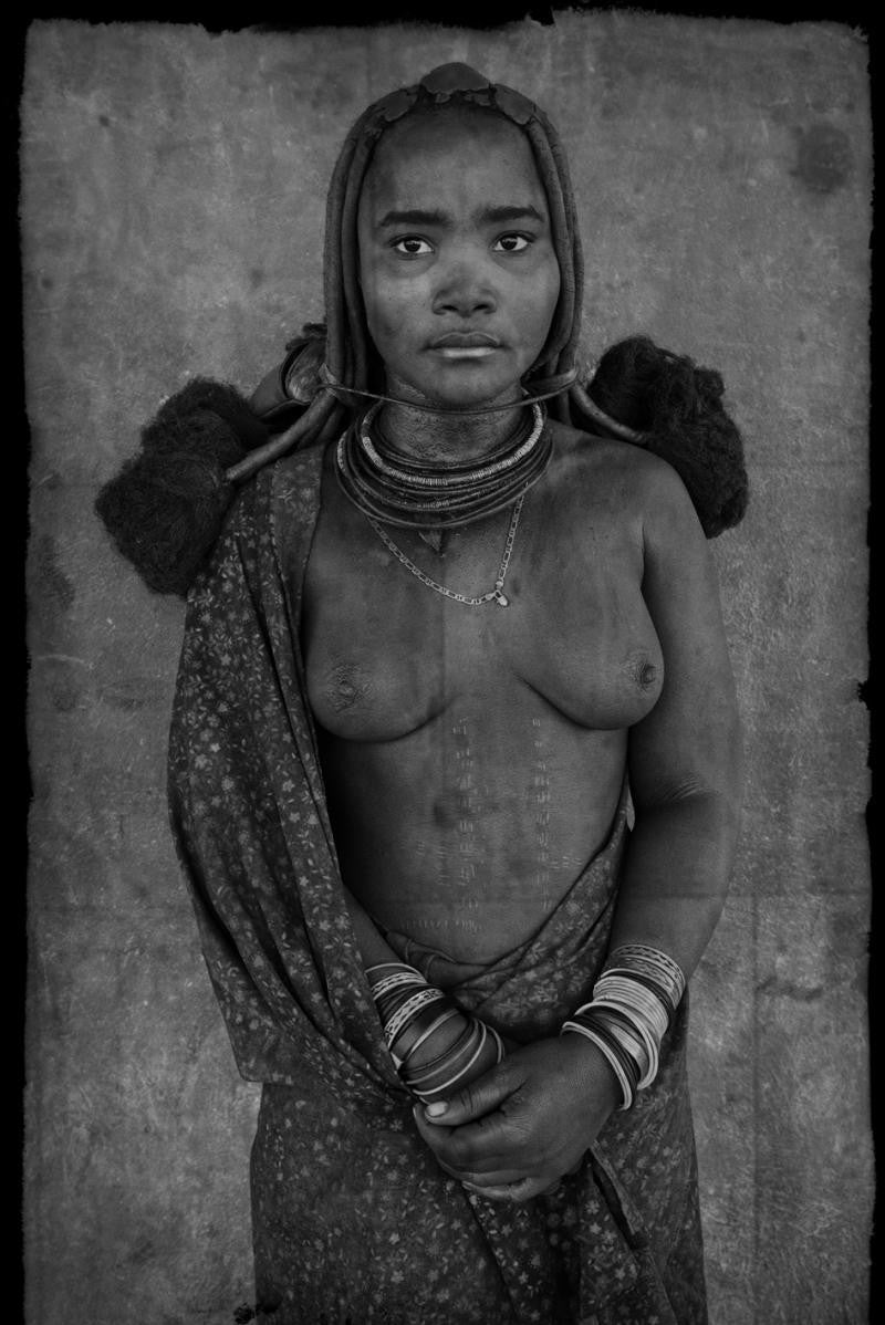 Christopher Rimmer ''Himba Maiden with Scarification - Namibia', 2011' - Original digital print