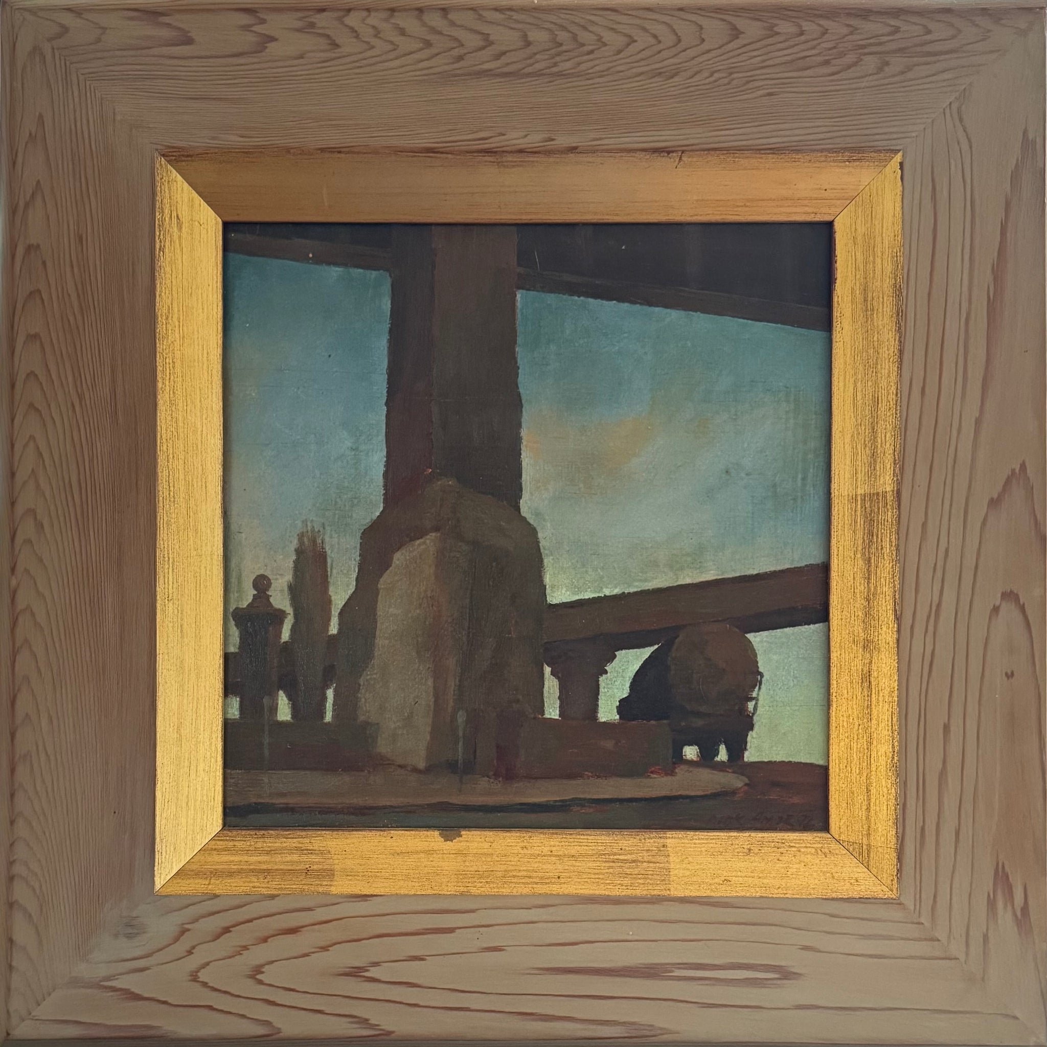 Rick Amor 'Untitled (Tanker under a Bridge)'