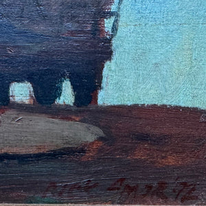 Rick Amor 'Untitled (Tanker under a Bridge)'