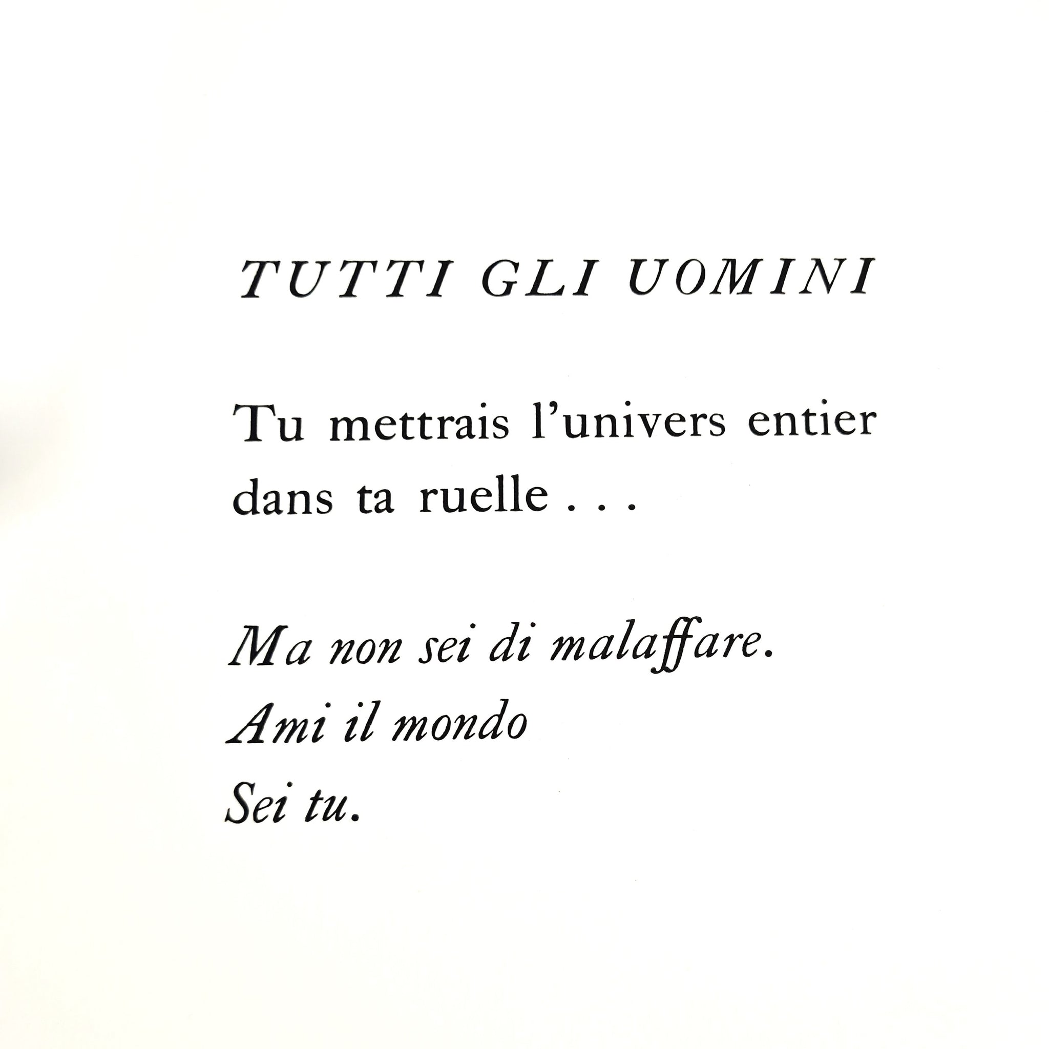 Pietro Annigoni 'Tutti Gli Uomini'