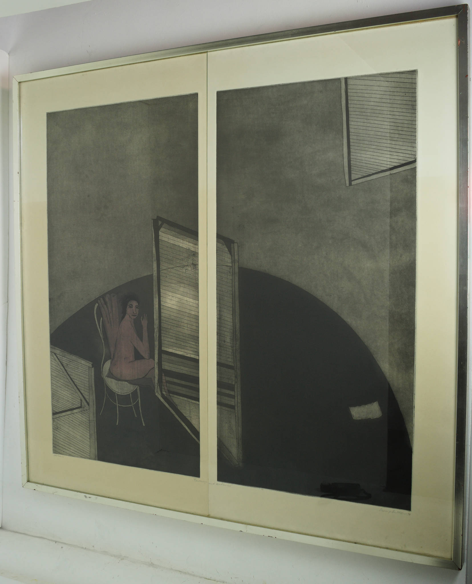 George Baldessin 'Personage and Entrances'