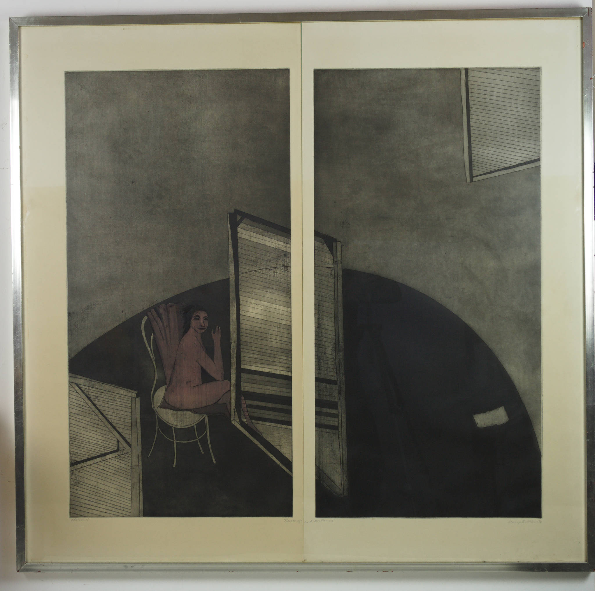 George Baldessin 'Personage and Entrances'