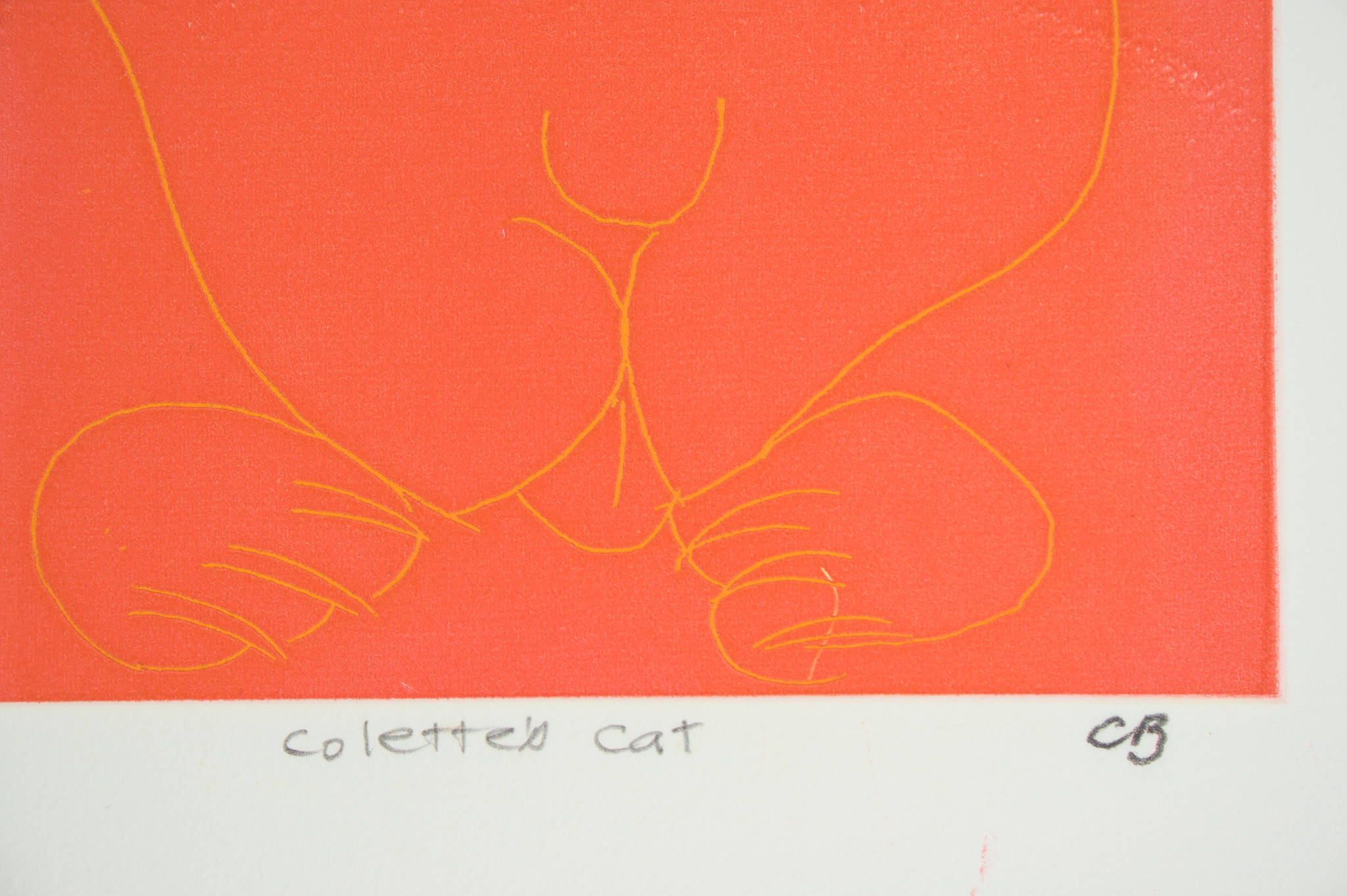 Charles Blackman 'Colette's Cat'