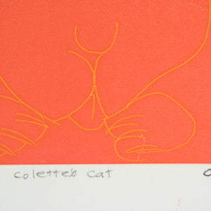 Charles Blackman 'Colette's Cat'