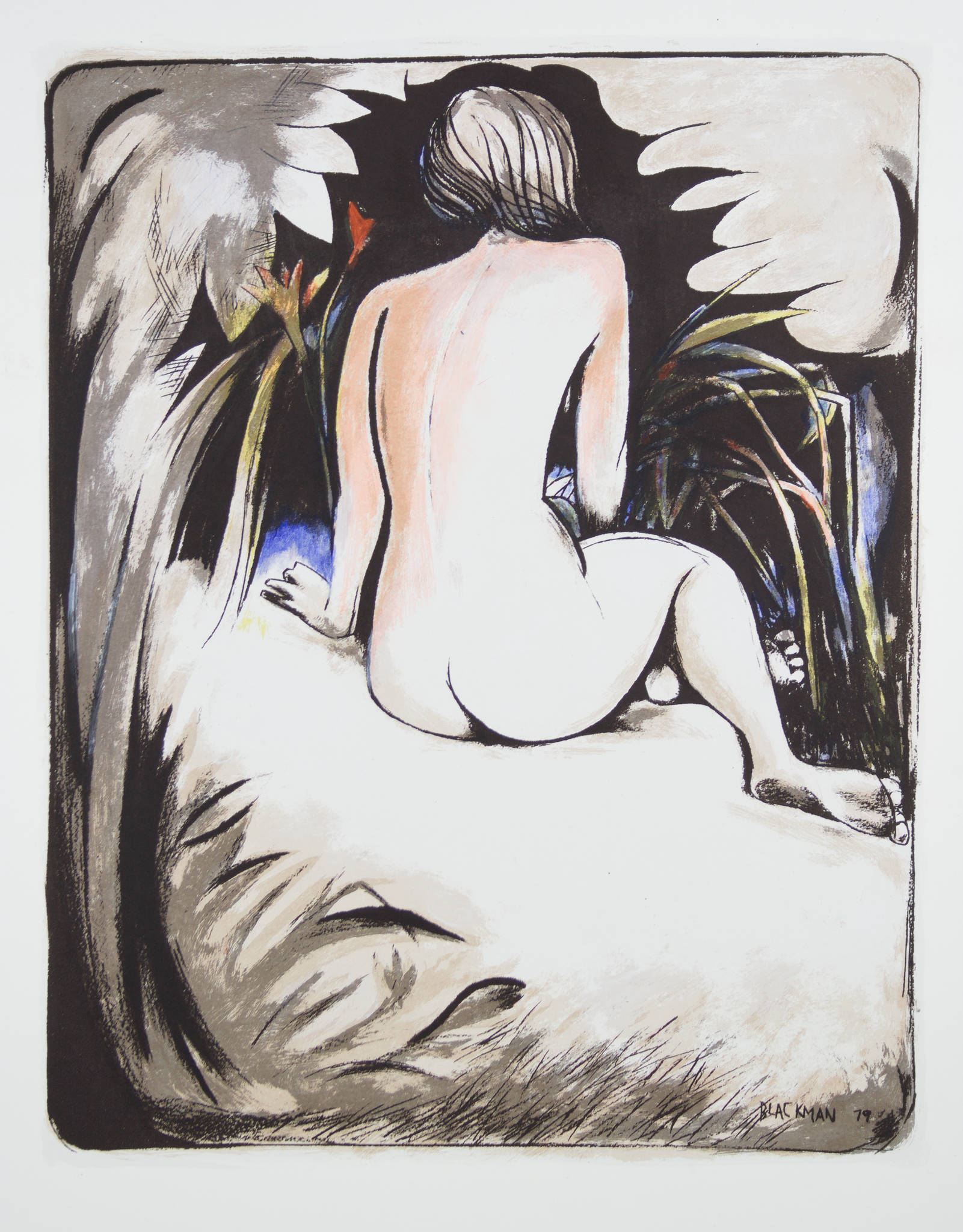 Charles Blackman 'Nude'