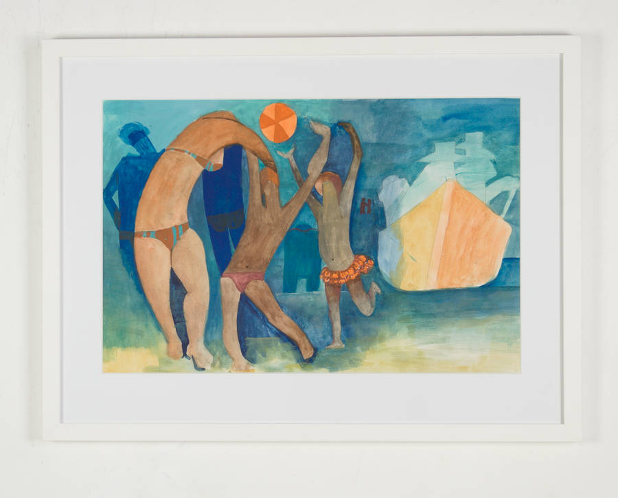 Dorothy Braund 'Bathers Playing (Beach party)'