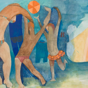 Dorothy Braund 'Bathers Playing (Beach party)'