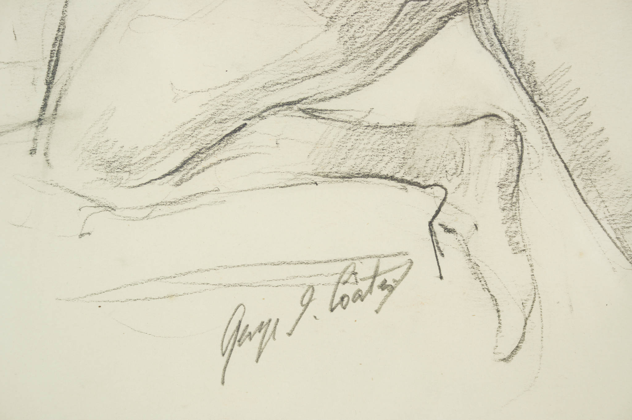 George Coates 'Untitled (Nude Study)'