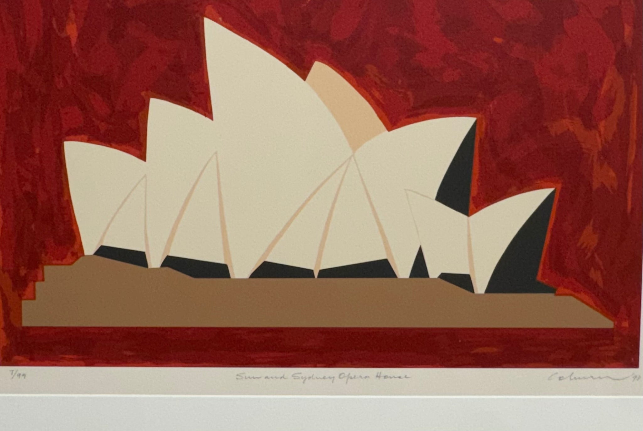 John Coburn 'Sun and Sydney Opera House' - Collected
