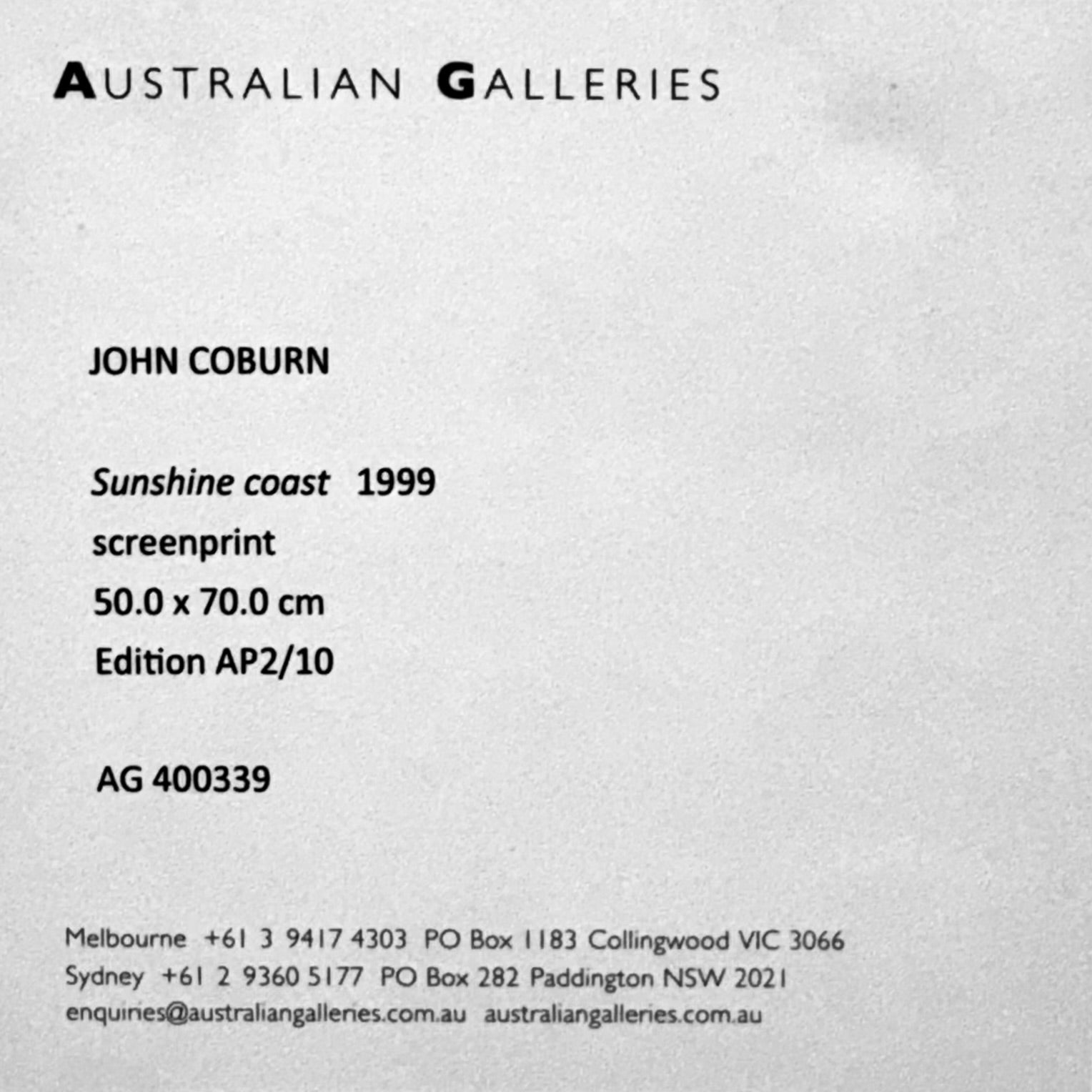 John Coburn 'Sunshine Coast '