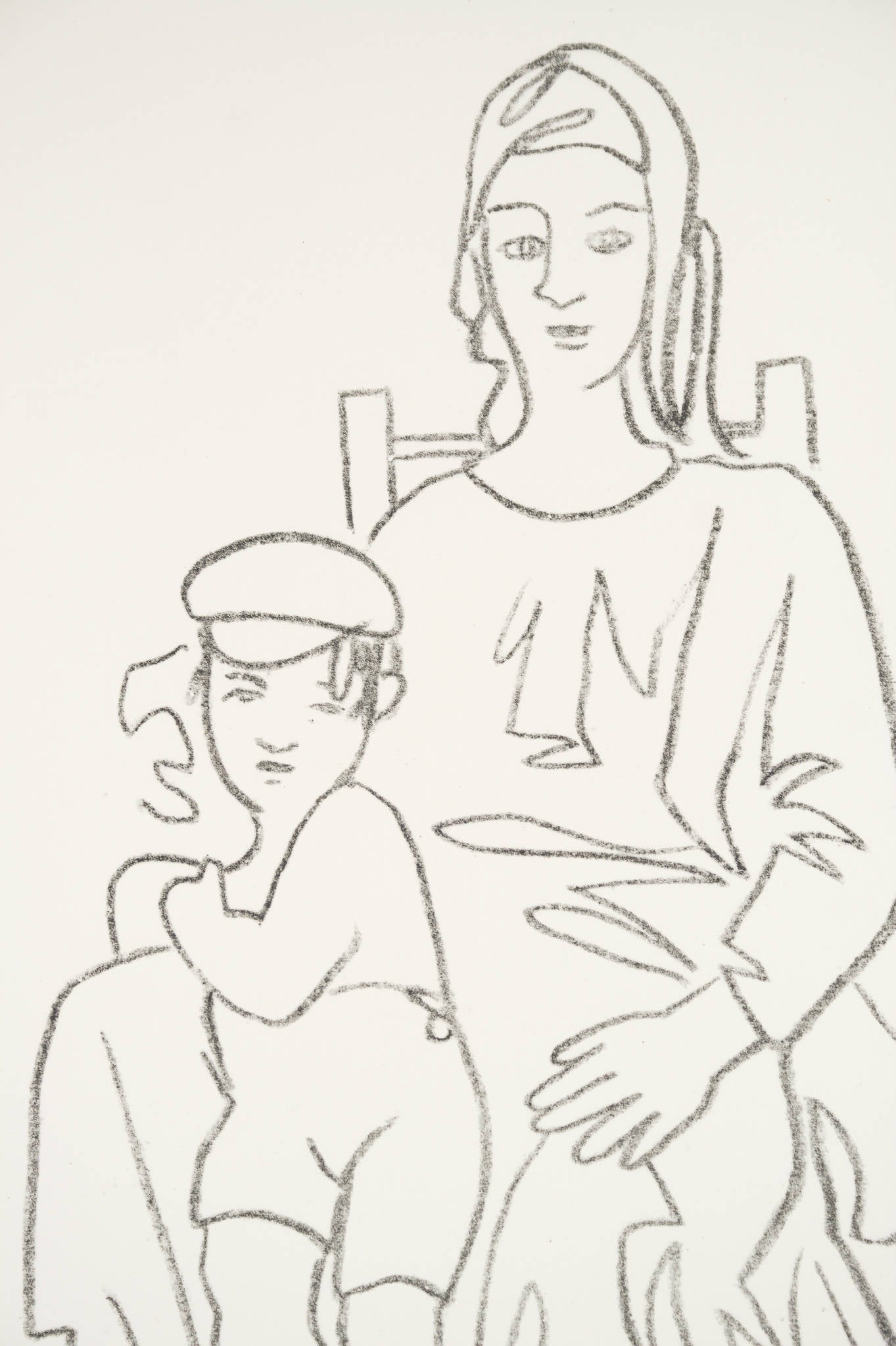 Jean Cocteau 'Etude d’apres Michel Ange (chapelle)'