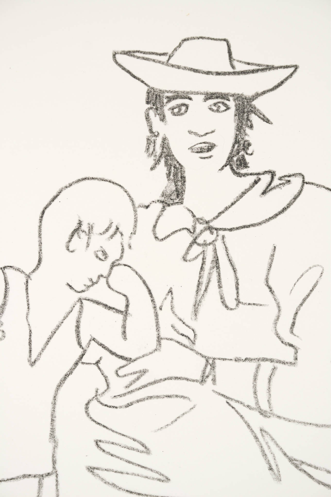 Jean Cocteau 'Etude d’apres Michel Ange (chapelle)'