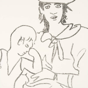 Jean Cocteau 'Etude d’apres Michel Ange (chapelle)'