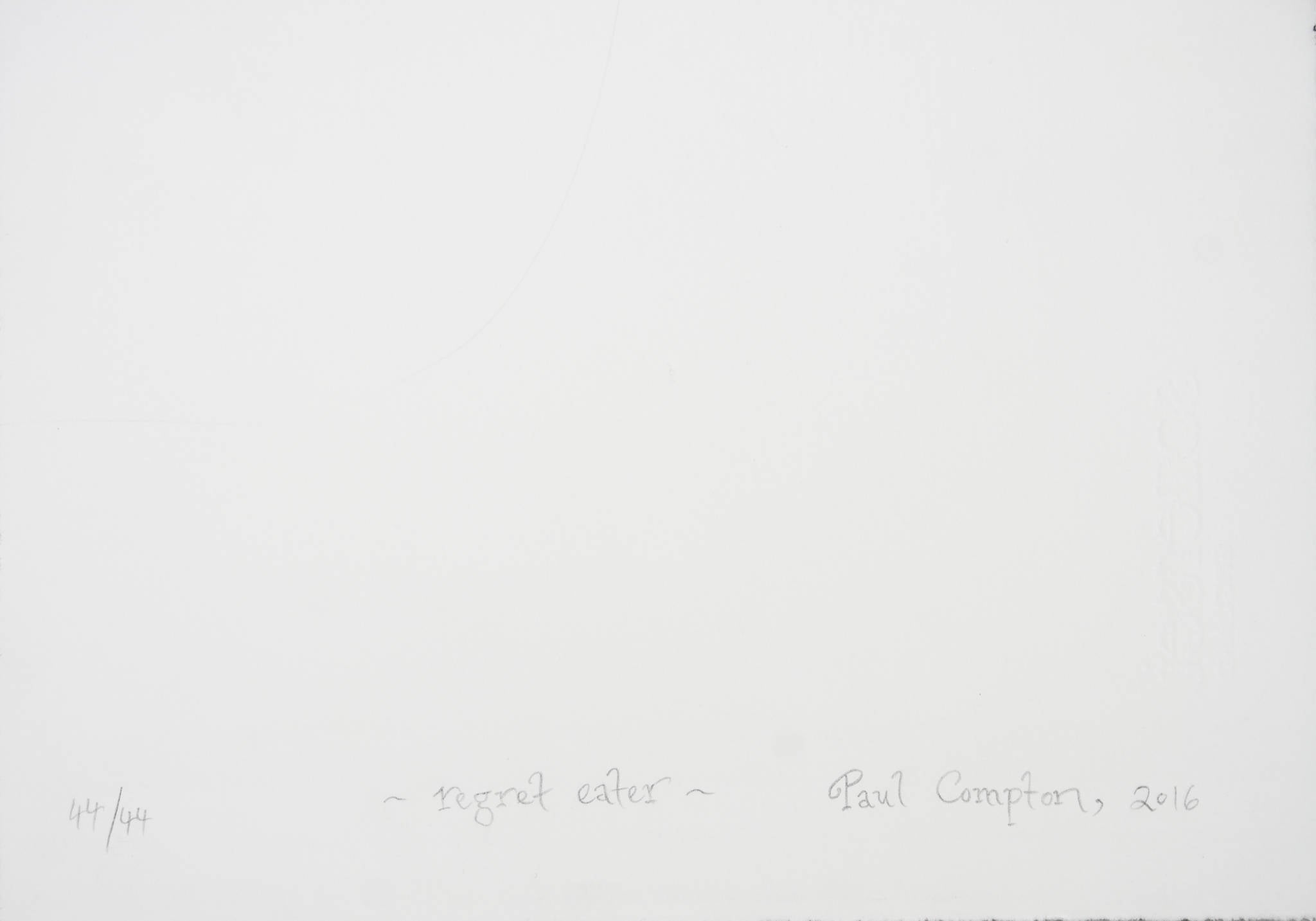 Paul Compton 'Regret Eater'