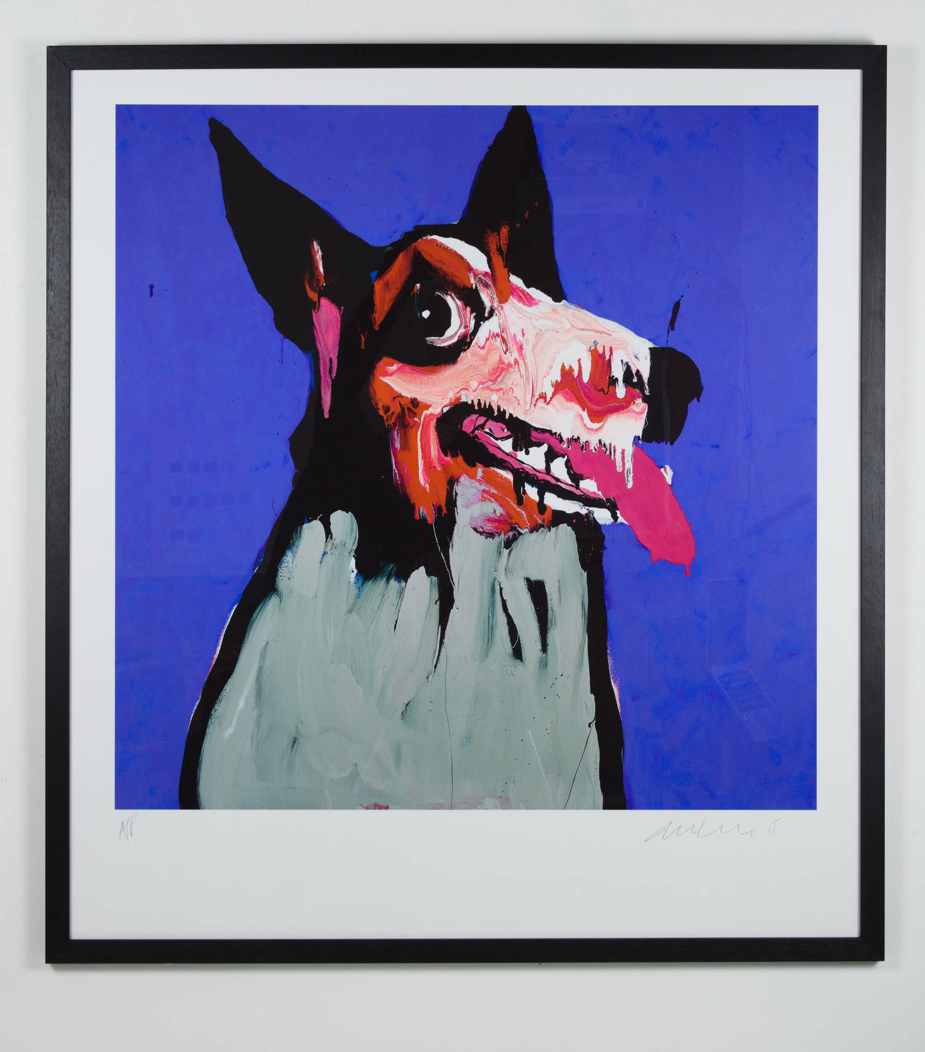 Adam Cullen 'Blue Growler (Pink Tongue)'