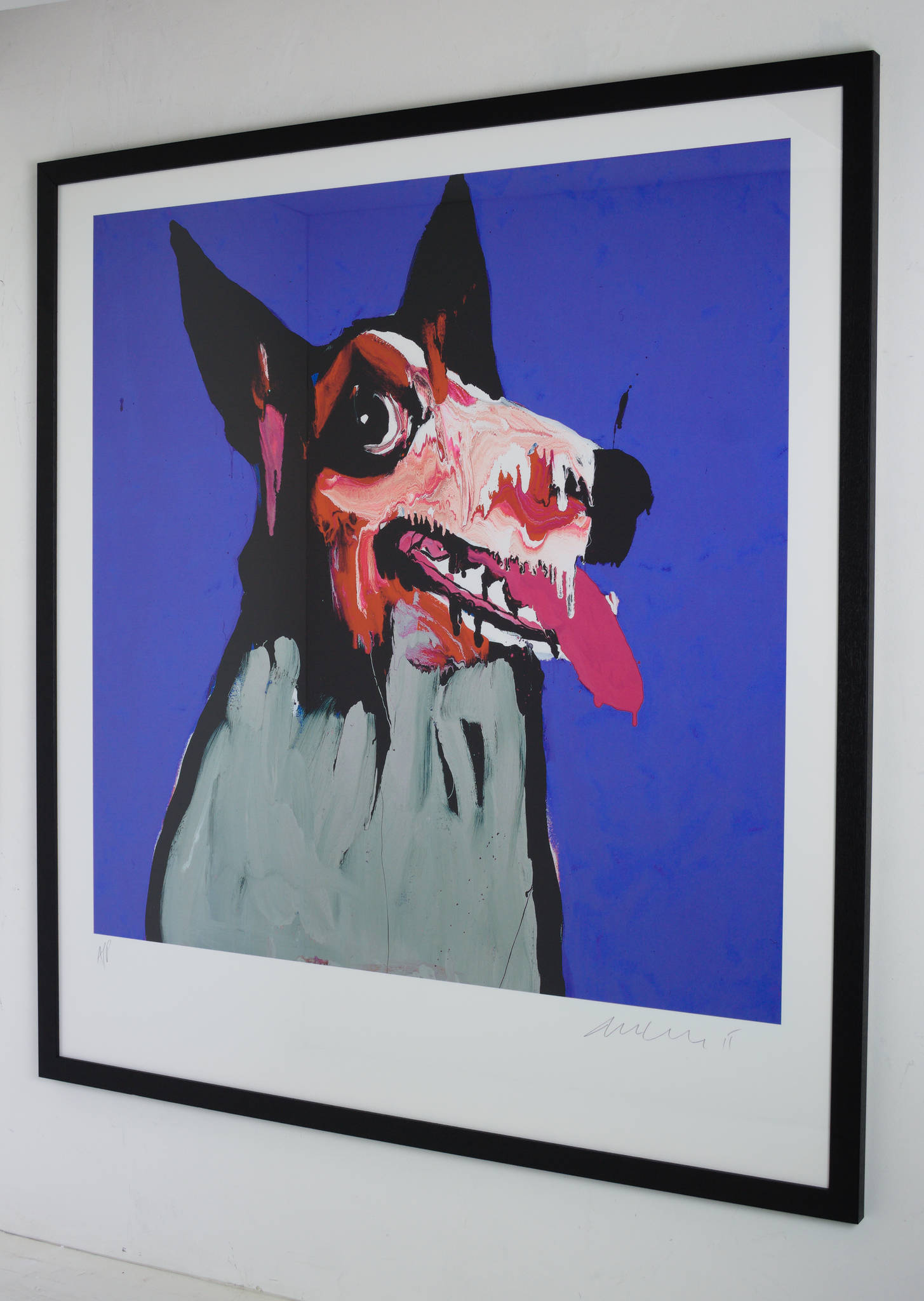 Adam Cullen 'Blue Growler (Pink Tongue)'