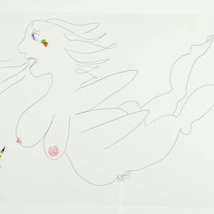 Adam Cullen 'Untitled (Aerial Nude)'