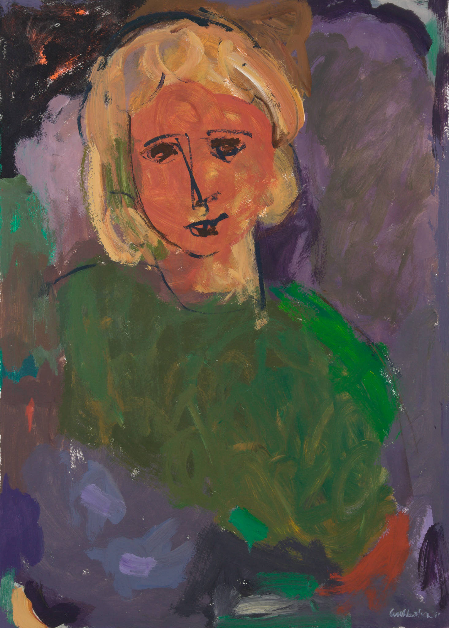 Arch Cuthbertson 'Untitled (Blonde Portrait)'