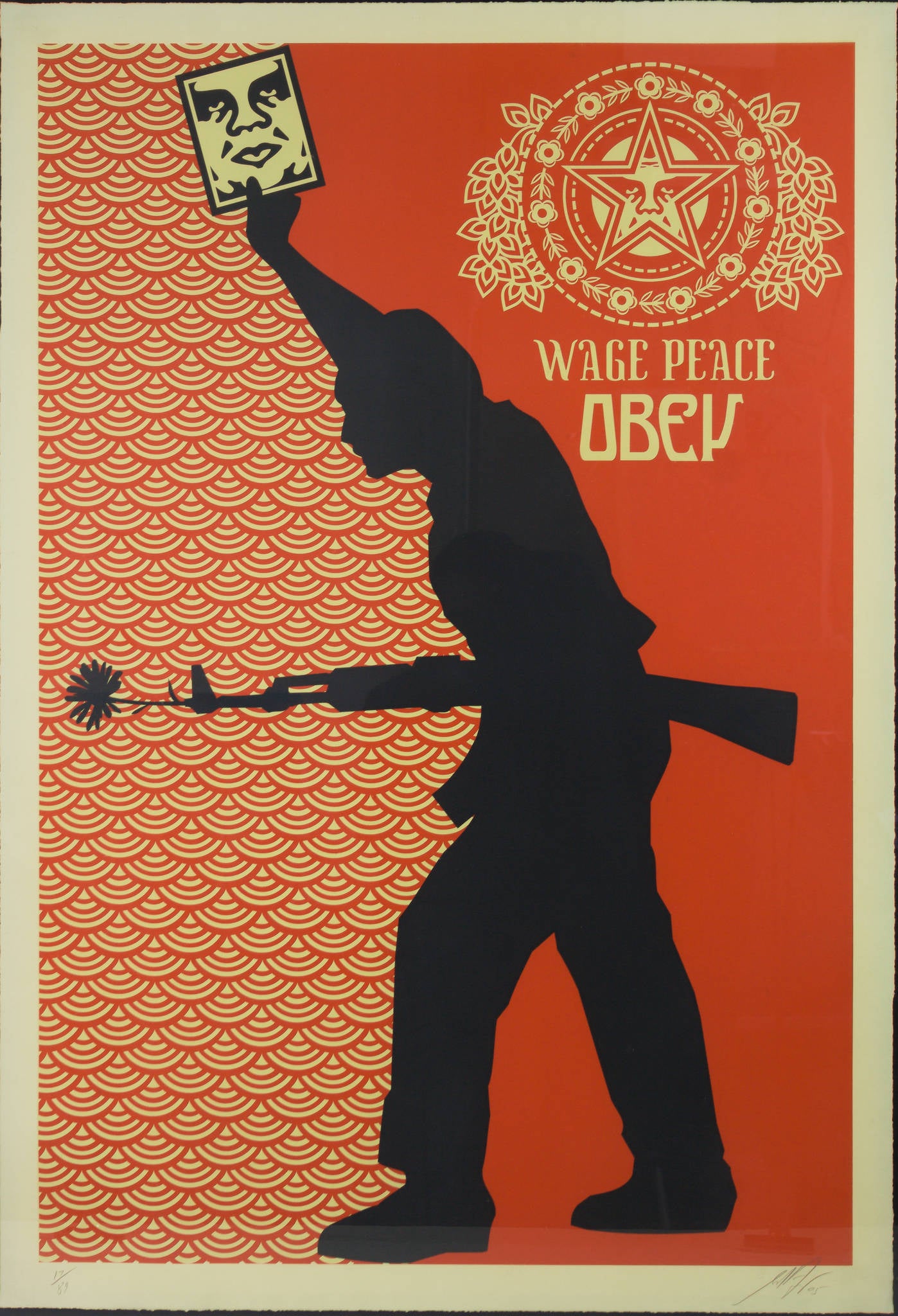 希少 black flag Shepard Fairey obey ポスター 希少 black flag Shepard Fairey obey ポスター 希少 black flag