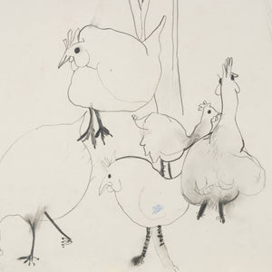 Anne Marie Hall 'Untitled (Chickens)'