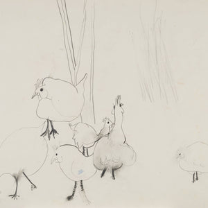 Anne Marie Hall 'Untitled (Chickens)'