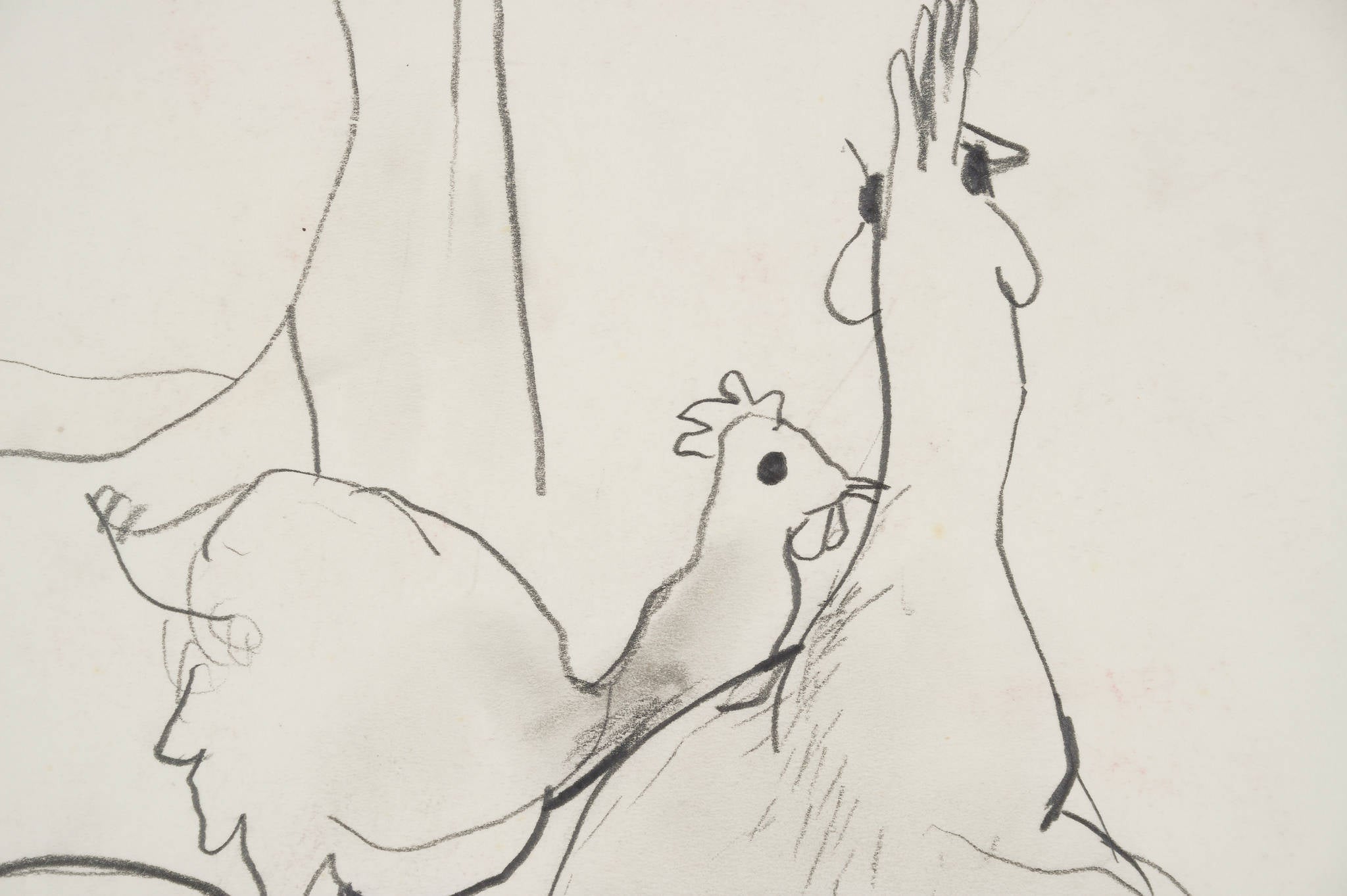 Anne Marie Hall 'Untitled (Chickens)'