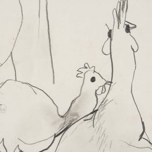 Anne Marie Hall 'Untitled (Chickens)'