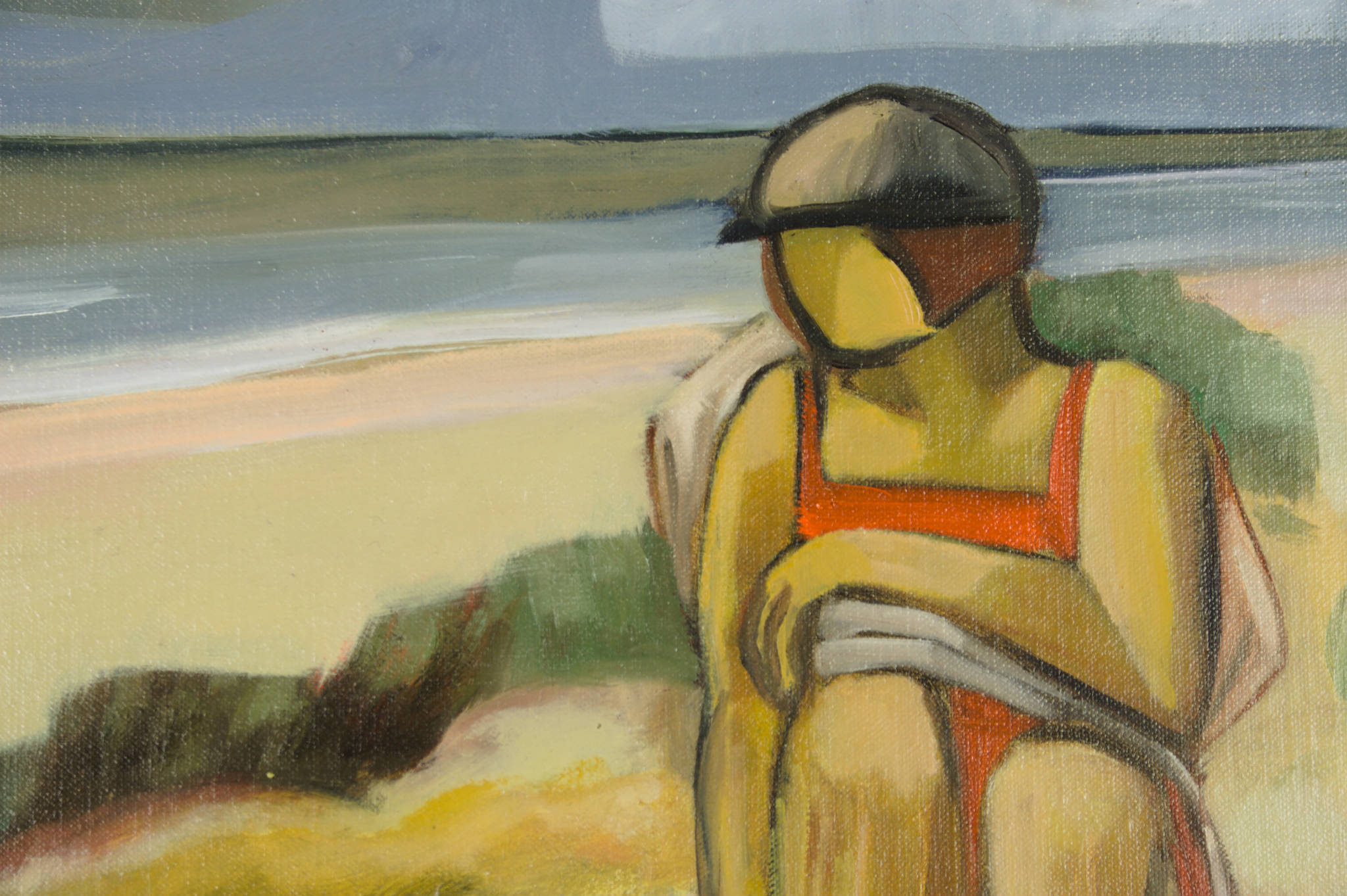 Ann Howie 'Beach Body + Towel'