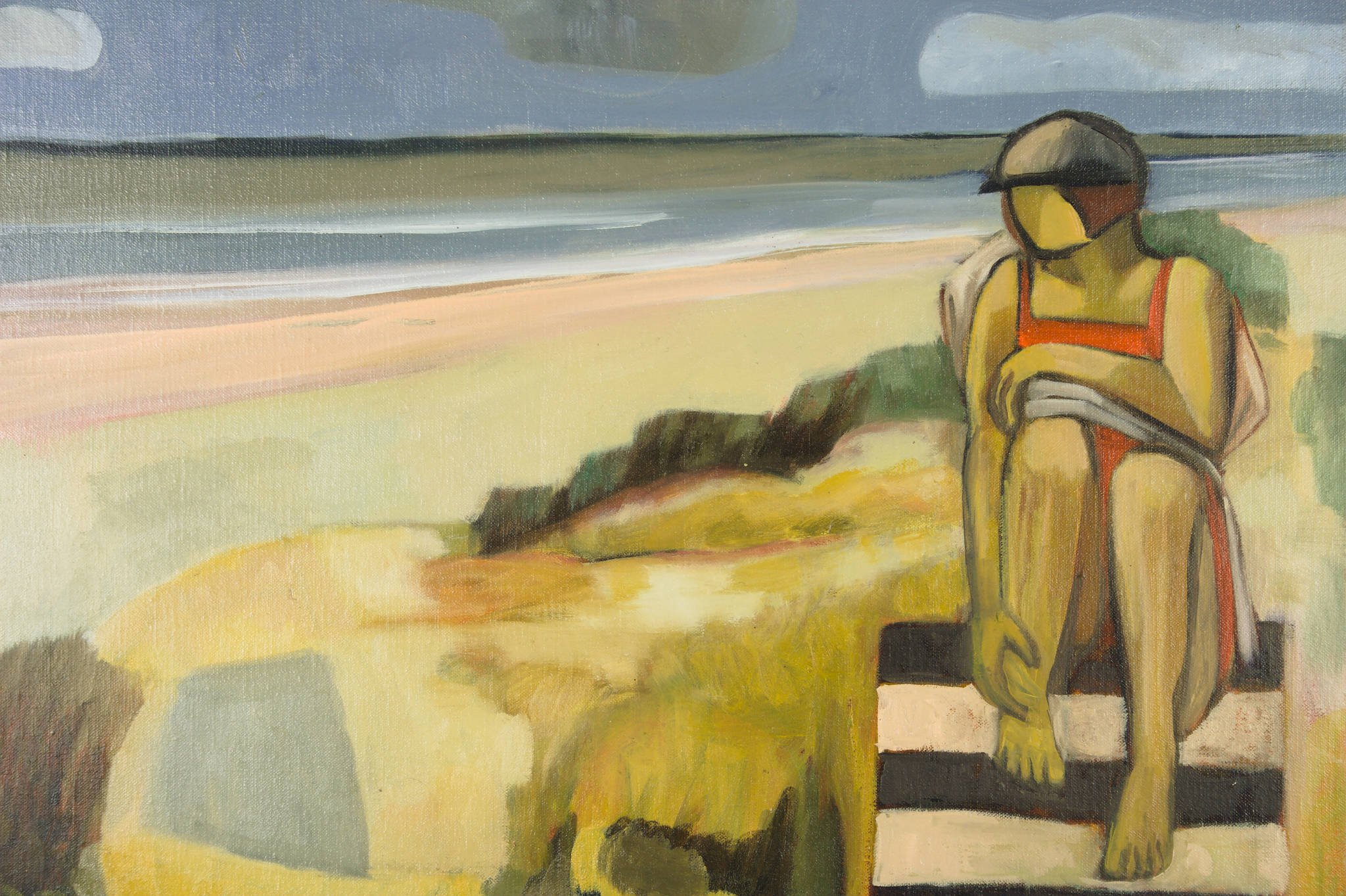 Ann Howie 'Beach Body + Towel'