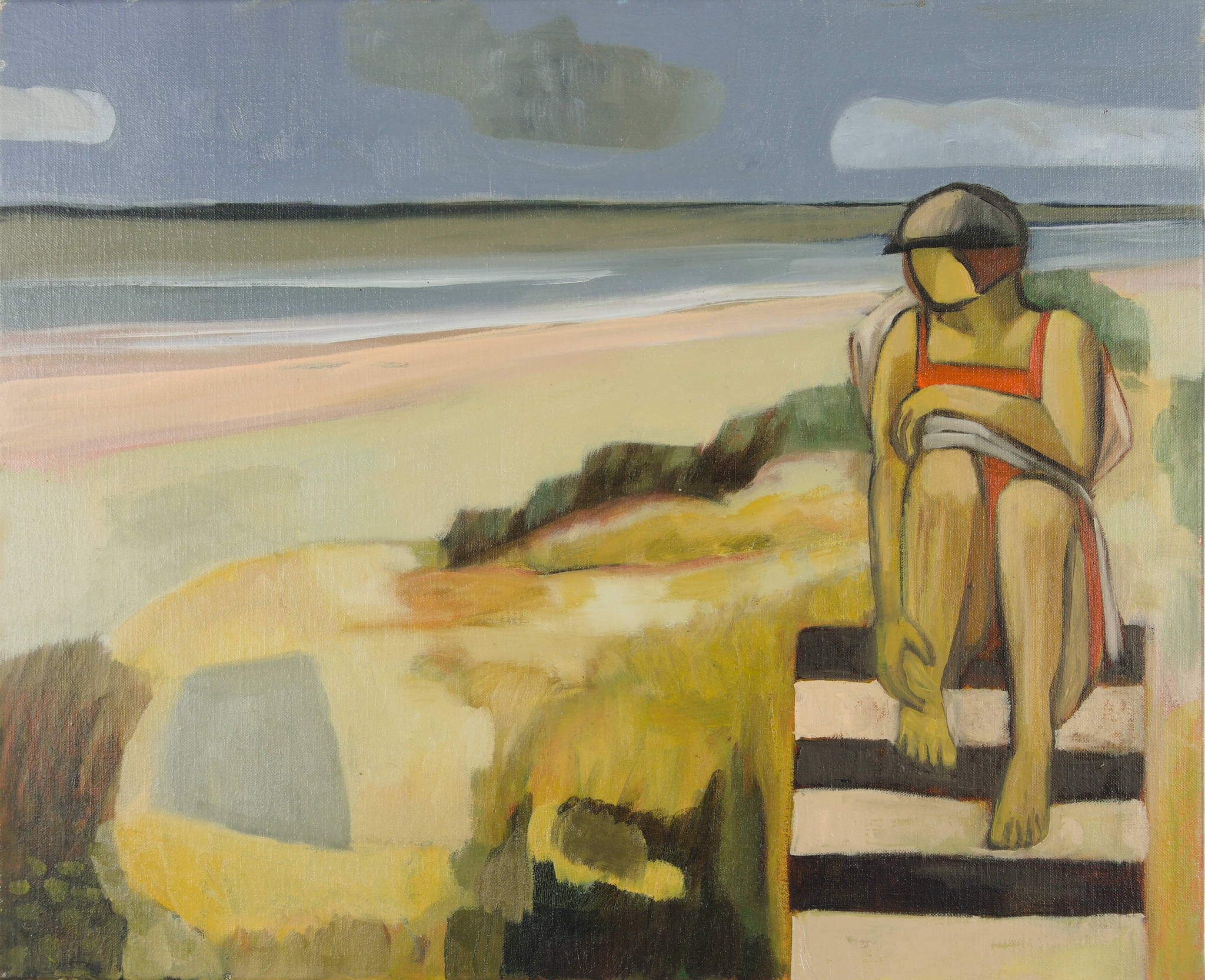 Ann Howie 'Beach Body + Towel'