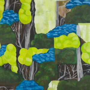 Ann Howie 'Untitled (Chartreuse Canopies)'