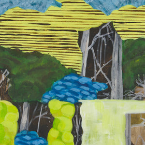 Ann Howie 'Untitled (Chartreuse Canopies)'