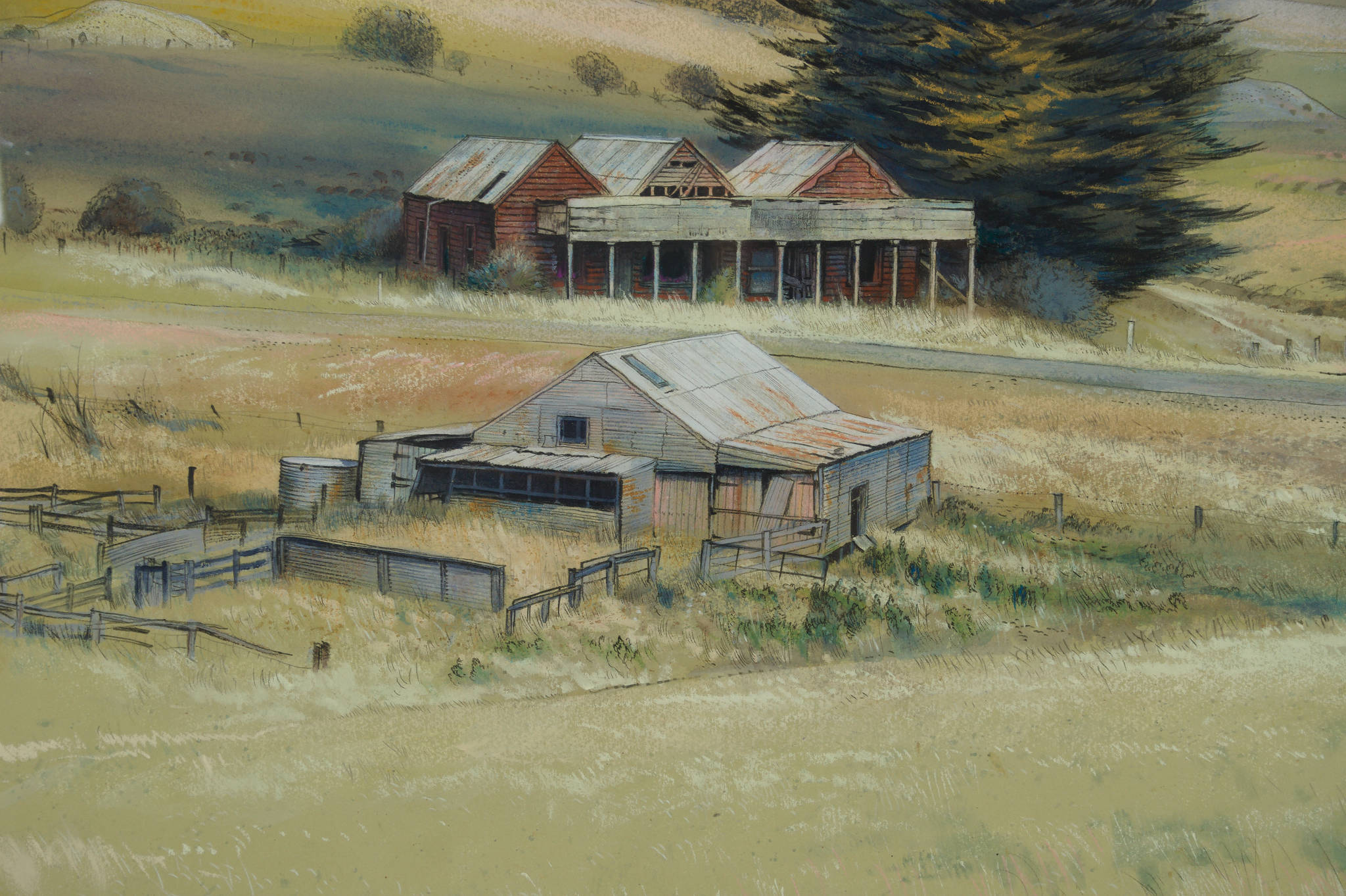 Kenneth Jack 'Abandoned Mining Settlement, Illabaroh, VIC'