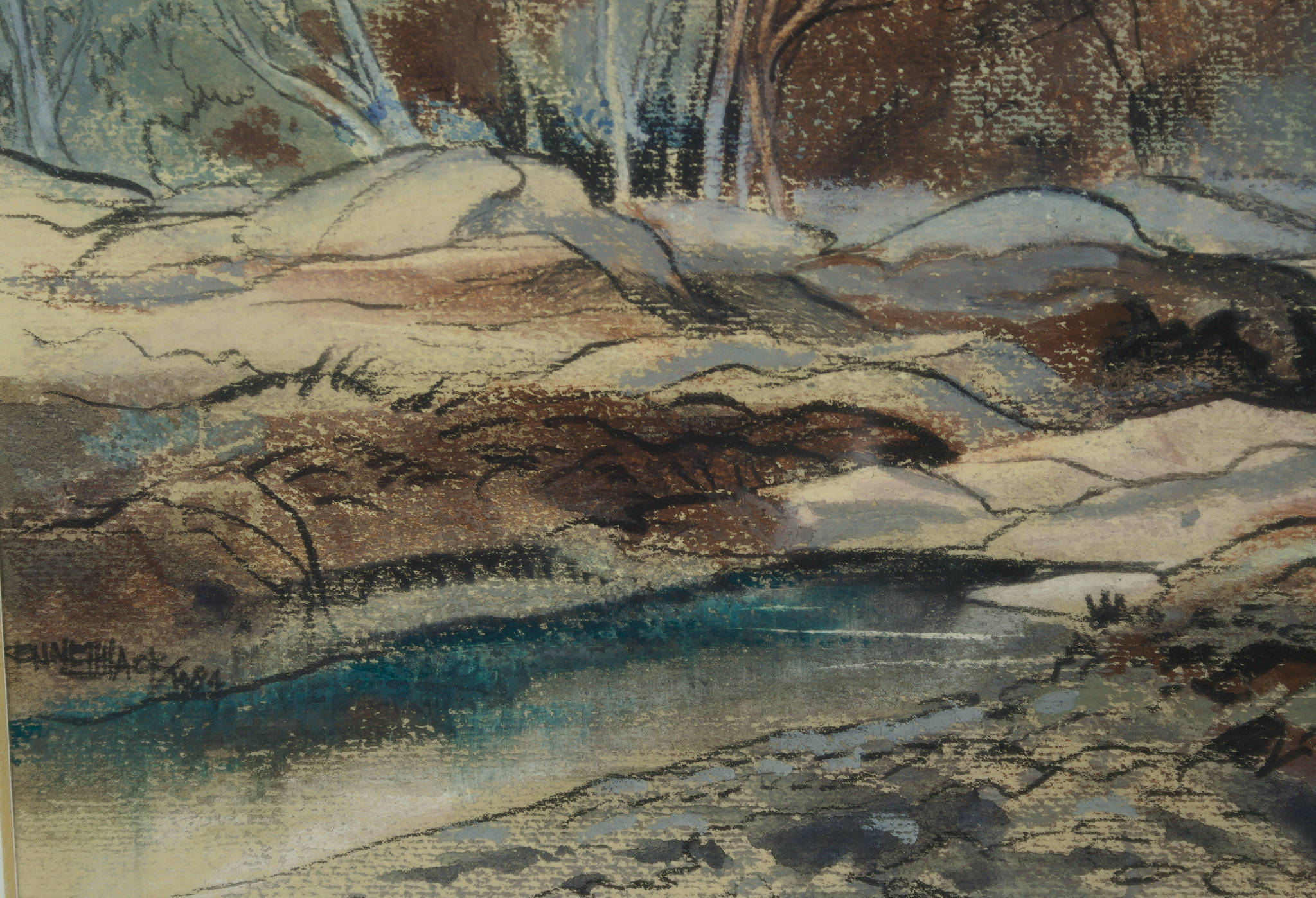 Kenneth Jack 'Bluff along Chambers Creek, SA'