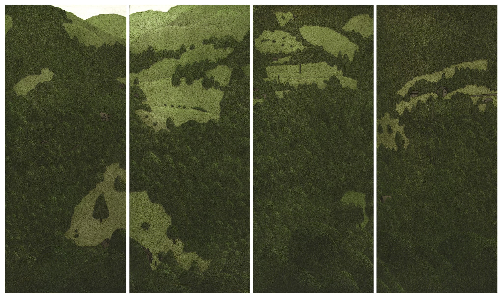 Damon Kowarsky 'The Hills at Studenica'