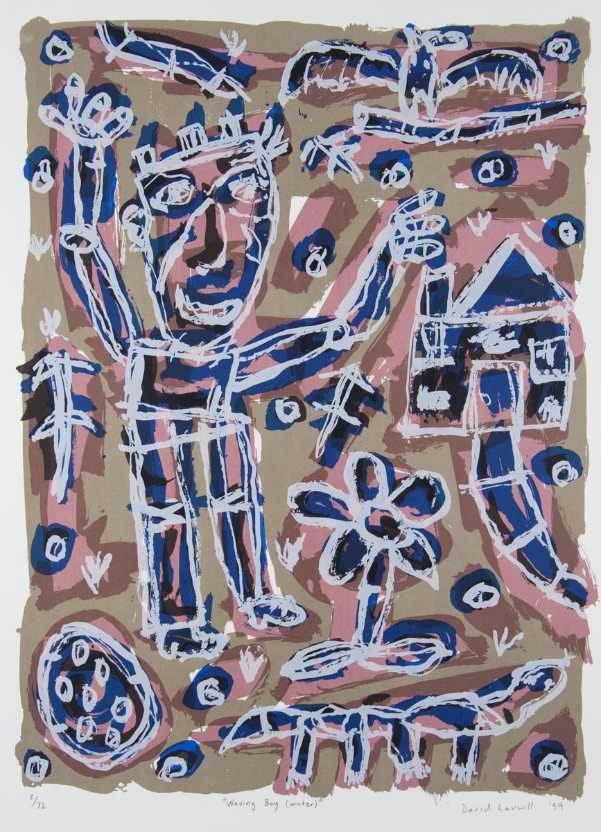 David Larwill 'Waving Boy (Winter)'